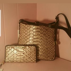 Brahmin Jody pearl crossbody and wallet